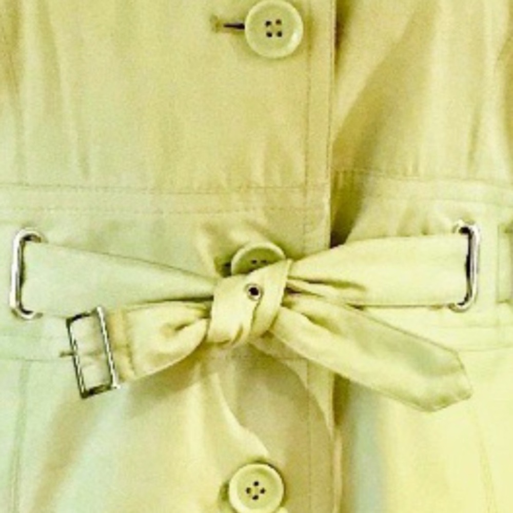 Nine West Lime Green Trench Coat - Picture 4 of 11